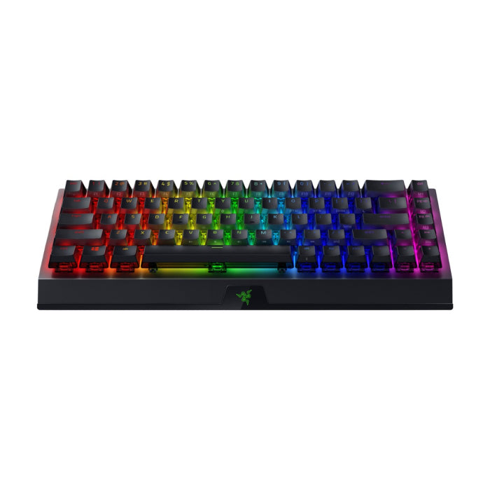 Razer BlackWidow V3 Mini HyperSpeed Wireless 65% RGB Mechanical Gaming Keyboard, Phantom Edition (Green Switch), US Layout - Black