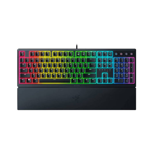 Razer Ornata V3 Low Profile RGB Lighting Zones Wired Gaming Keyboard With Mecha-Membrane Switches