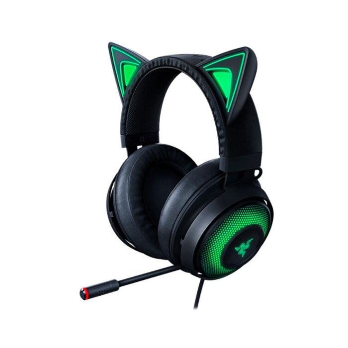 Razer Kraken Kitty Edition USB Gaming Headset with Chroma RGB Lighting - Black