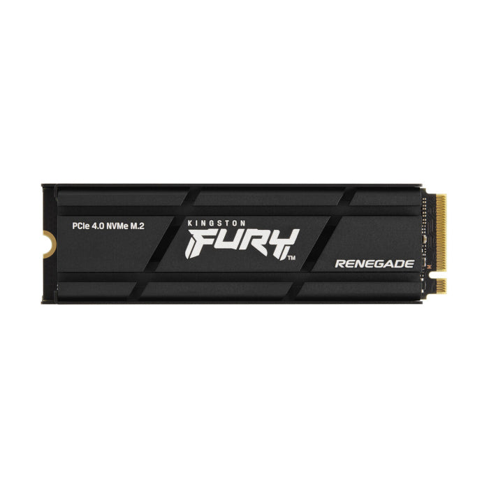 Kingston Fury Renegade مع Heatsink M.2 PCIe Gen 4.0 1 تيرابايت NVMe SSD بسرعة قراءة تصل إلى 7300 ميجابايت/ثانية 