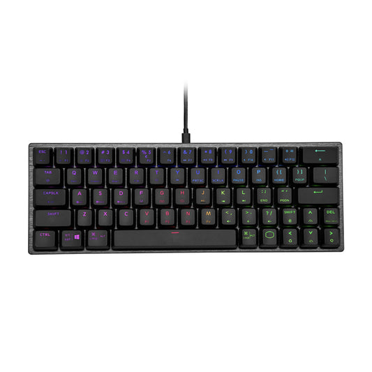 Cooler Master SK620 60% RGB Mechanical Wired Keyboard With Low Profile Linear Red Switch - Space Grey