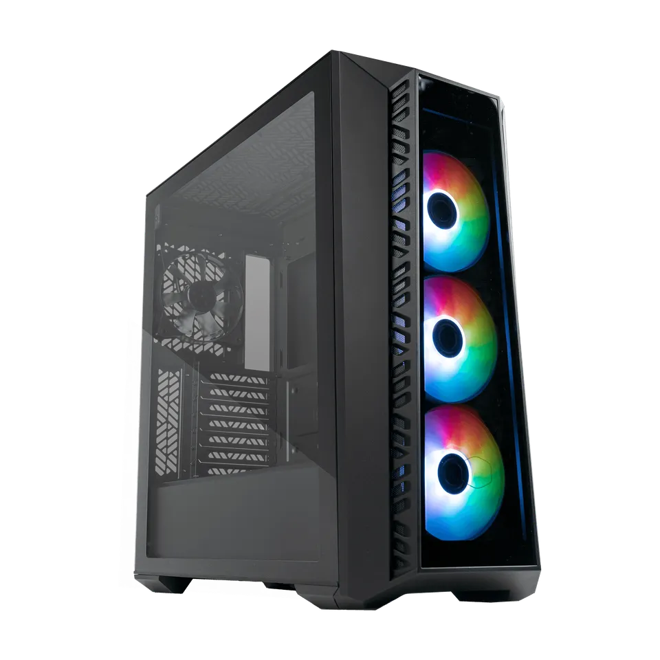 Cooler Master MasterBox 520 Mid Tower Gaming Case - Black