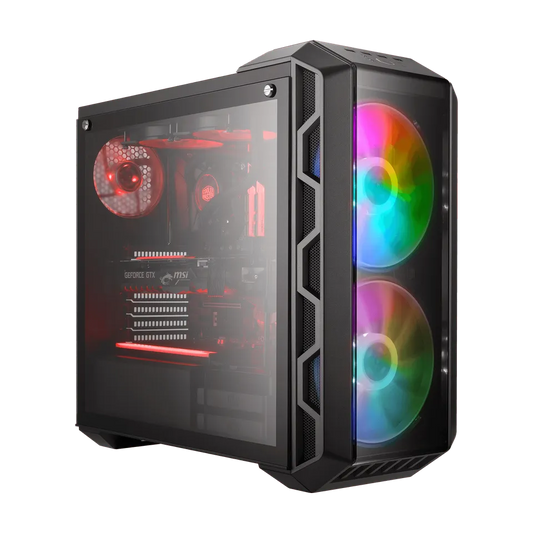 Cooler Master MasterCase H500 ARGB Mid Tower Case - Black