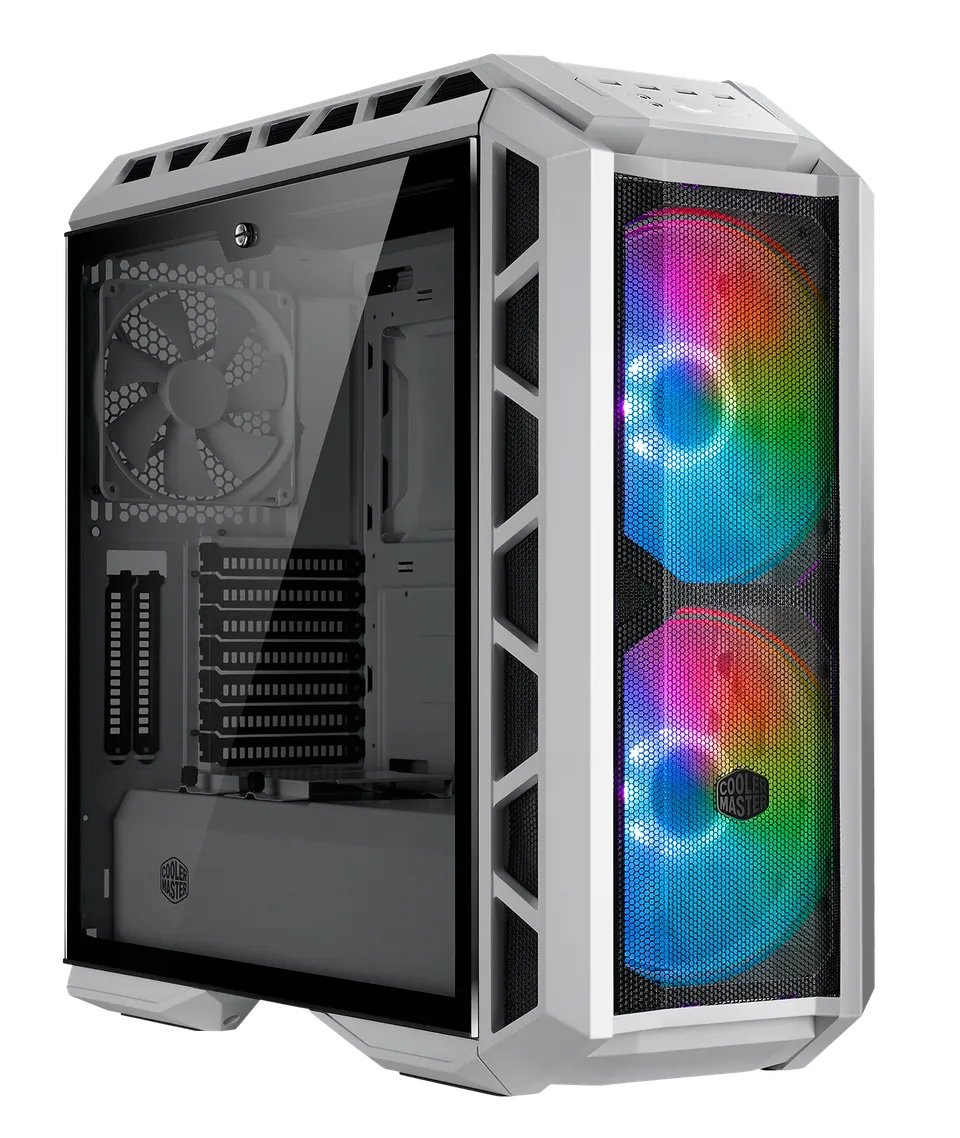 Cooler Master Master Case H500P ARGB Mesh Mid Tower Case - White