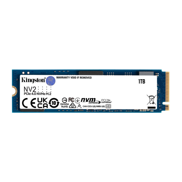 كينجستون NV2 1 تيرابايت M.2 NVMe SSD حتى 3500 ميجابايت/ثانية 