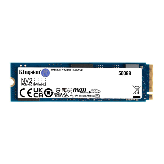 Kingston NV2 500GB M.2 NVMe SSD Up to 3500 MB/s