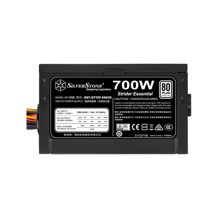 Silver Stone Strider Essential Series ST70F-ES230 80PLUS 230V-EU 700W Power Supply