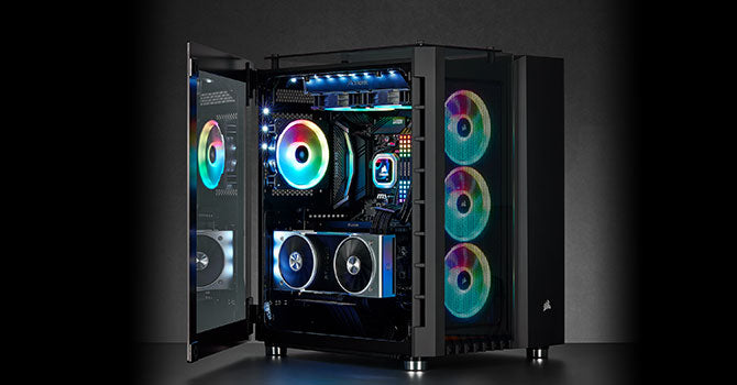 CORSAIR Crystal Series 680X RGB Mid Tower Case - Black