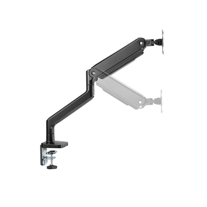 Twisted Minds Single Monitor Arm - Black (Fit Screen Size 17" - 45" Flat & Curved Monitors)