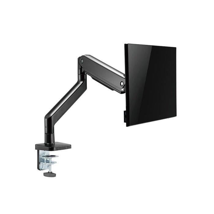 Twisted Minds Single Monitor Arm - Black (Fit Screen Size 17" - 45" Flat & Curved Monitors)