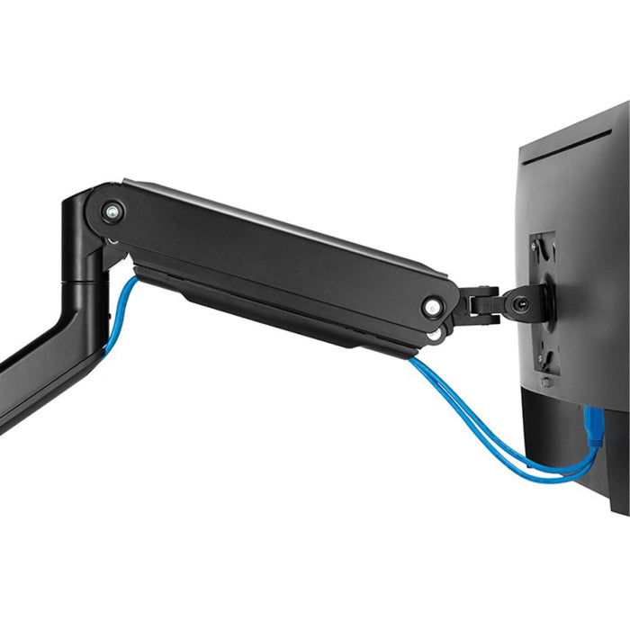 Twisted Minds Single Monitor Arm - Black (Fit Screen Size 17" - 45" Flat & Curved Monitors)