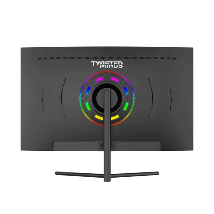 Twisted Minds 27'‘ FHD VA, 180Hz, 0.5ms, HDMI2.0, HDR Curved Gaming Monitor - Black