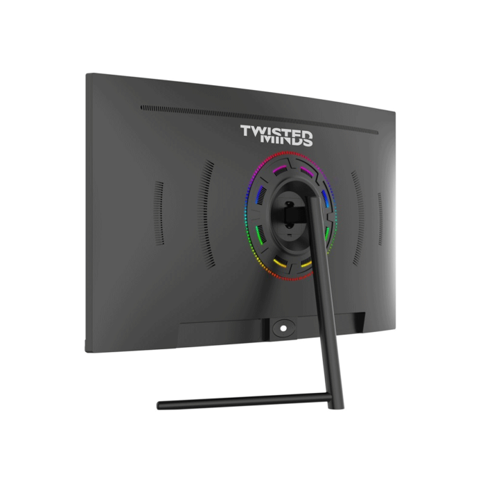 Twisted Minds 27'‘ FHD VA, 180Hz, 0.5ms, HDMI2.0, HDR Curved Gaming Monitor - Black