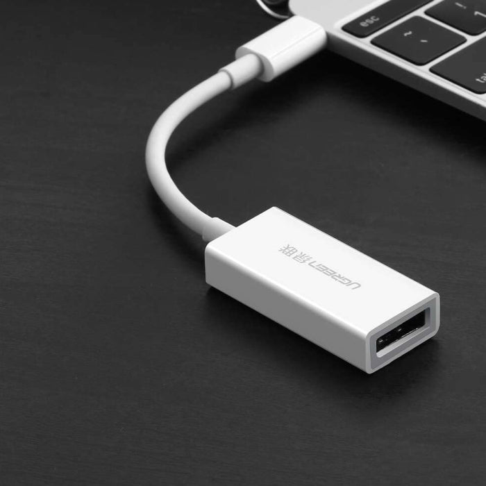 يو جرين - محول USB-C إلى منفذ العرض - أبيض 