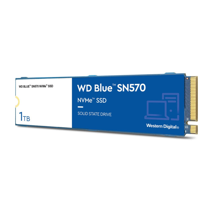 WD Blue SN570 1TB M.2 2280 Gen3 x4 PCIe 8Gb/s NVMe SSD RW 3,500/3000MB/s