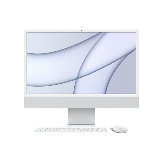 Apple iMac 24" M1 8-Core CPU/GPU 16-Core Neural Engine 16GB RAM 2TB SSD (English/Arabic Keyboard) - Silver