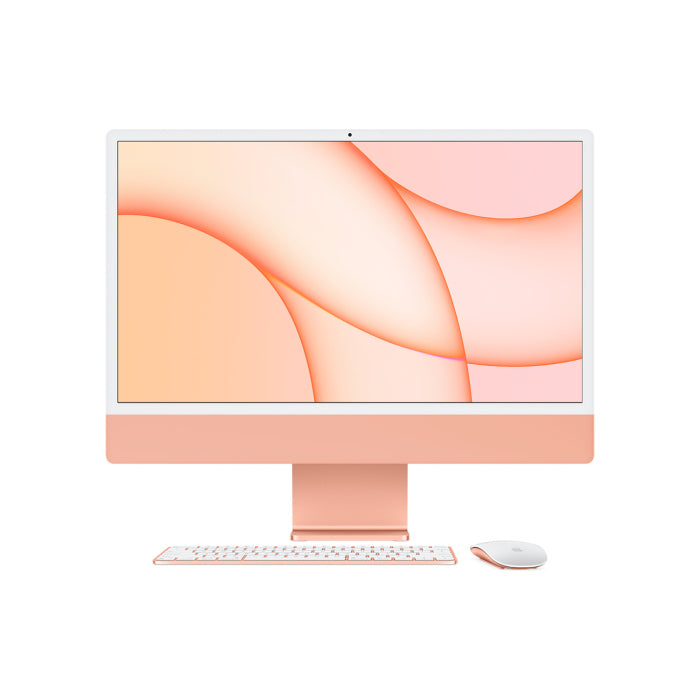 Apple iMac 24" M1 8-Core CPU/GPU 16-Core Neural Engine 16GB RAM 512GB SSD (English/Arabic Keyboard) - Orange